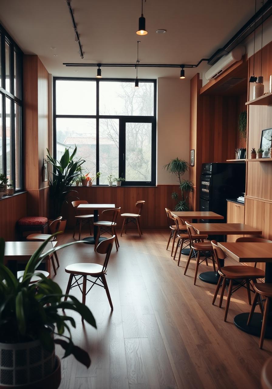 Modernes Café